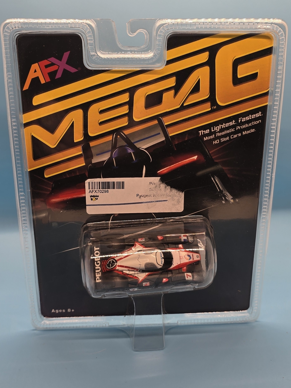 AFX Mega G Peugeot 908 HDi FAP LMP Coupe #7 LeMans Slot Car DISC NOS VERY RARE!